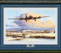 WINTER'S WELCOME <br> Framed Collectors Piece