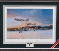 EAGLES AT DAWN <br> Framed Collectors Piece