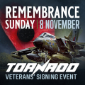 Remembrance Sunday & Tornado Veterans Signing Event - 8th November